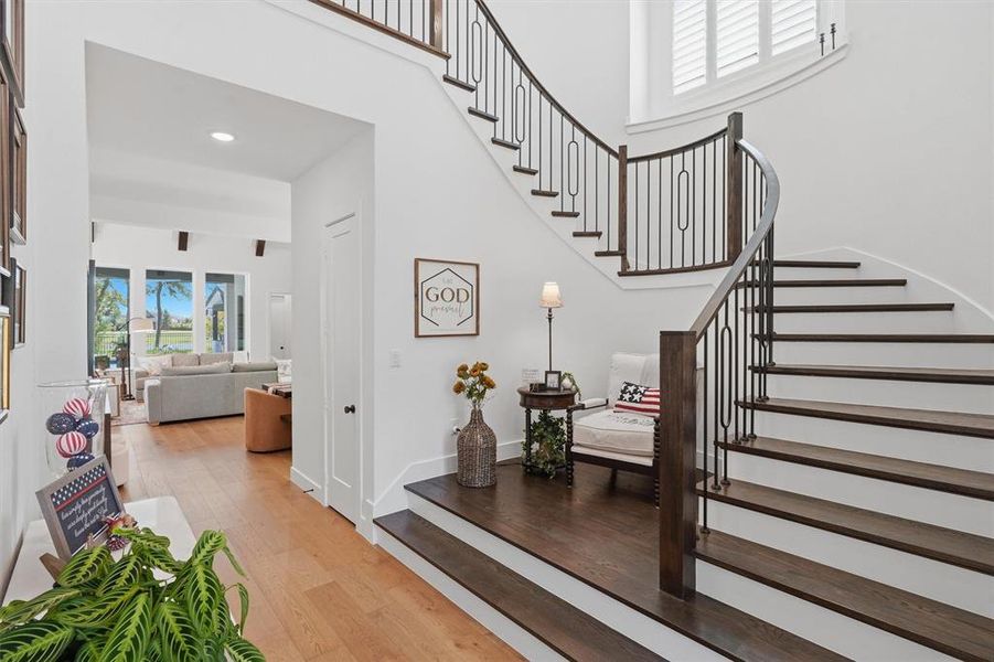Furnished interior view inside a new home in Trinity Falls: 70ft. lots, McKinney (Image 6).