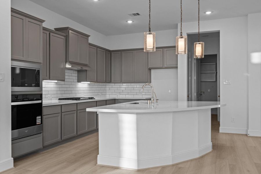 Furnished interior view inside a new home in Coastal Point, League City (Image 8). Furnished interior view inside a new home in Coastal Point, League City (Image 8).