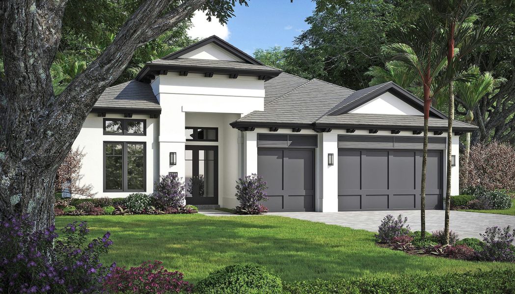 Representative exterior photo of a completed home built from the Indigo by GHO Homes in Seaglass, Vero Beach, FL (Image 20).