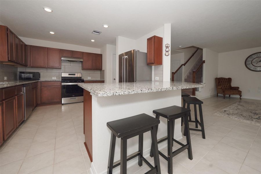 Furnished interior view inside a new home in , Katy (Image 24).