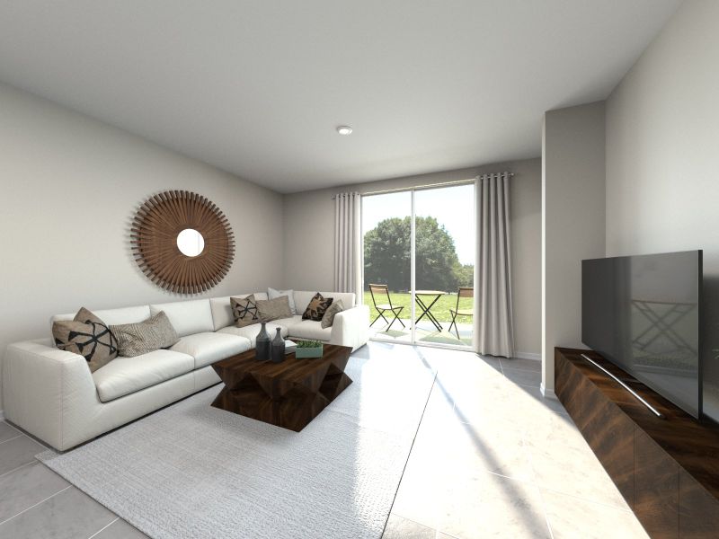 Furnished interior view inside a new home in Salt Meadows - Premier Series, Parrish (Image 3).