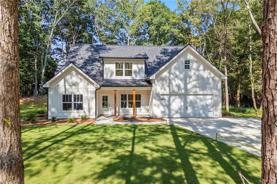 Front exterior of a new home in , Nicholson, GA, highlighting curb appeal (Image 31).