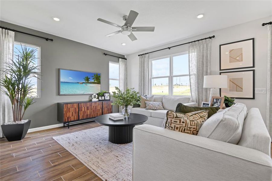 Furnished interior view inside a new home in Maple Ridge, Palmetto (Image 13).