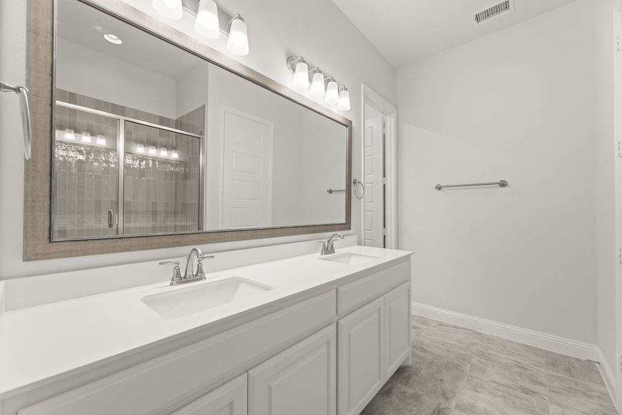 Furnished interior view inside a new home in Villas at Long Branch, Rowlett (Image 9). Furnished interior view inside a new home in Villas at Long Branch, Rowlett (Image 9).