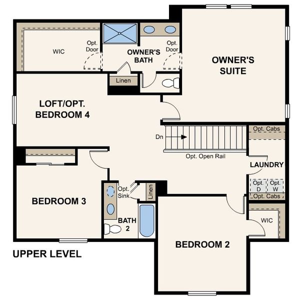 2D floor plan layout of this home in Sweetgrass, Dacono, CO (Image 4). 2D floor plan layout of this home in Sweetgrass, Dacono, CO (Image 4).