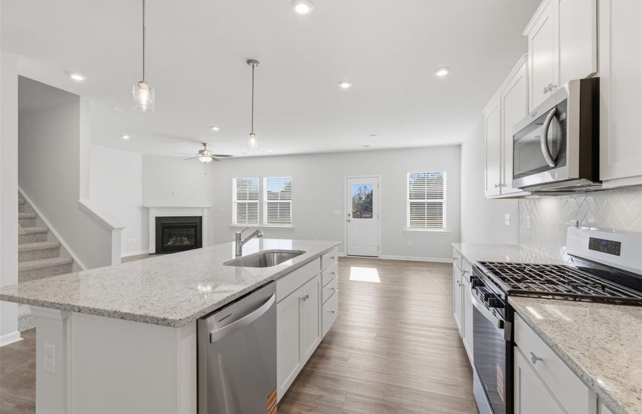 Furnished interior view inside a new home in Indigo Park, Easley (Image 6).
