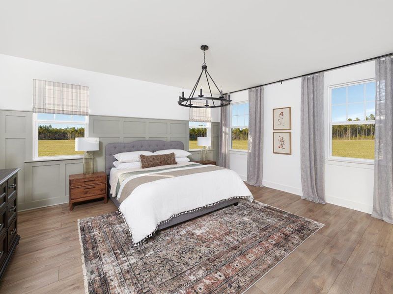 Representative furnished interior of a home built from the Overton by Ashton Woods in Midtown at Nexton, Summerville (Image 9).