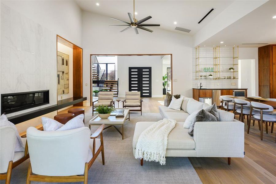 Furnished interior view inside a new home in , Dallas (Image 11).