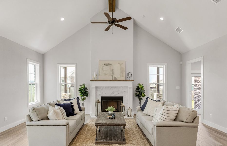 Representative furnished interior of a home built from the The Maggie by Reece Homes in Harvest Meadows, Bryan (Image 37).