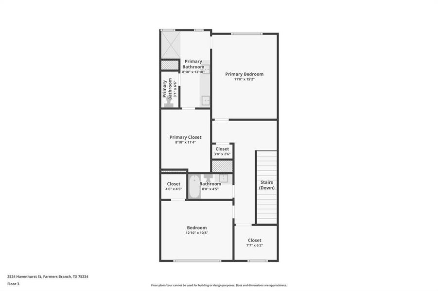 3rd floor Floor plan / room layout