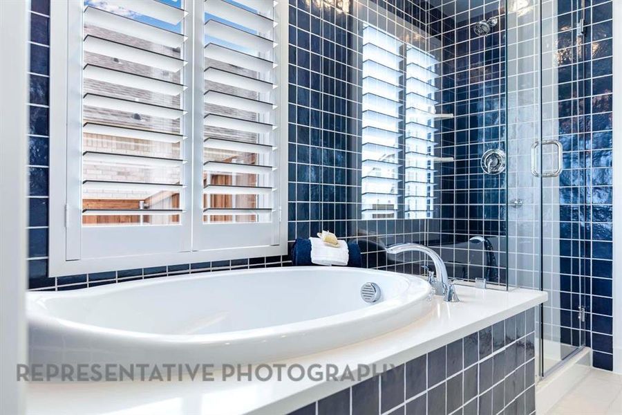 Furnished interior view inside a new home in Bel Air Village: 50ft. lots, Sherman (Image 20).