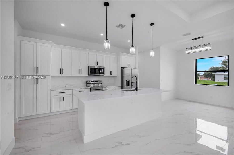 Furnished interior view inside a new home in , Lehigh Acres (Image 9).