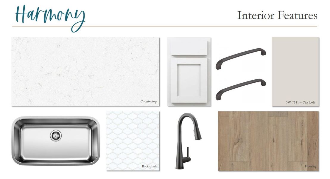 Sample of building materials used in homes in Midtown at Nexton, Summerville (Image 13).