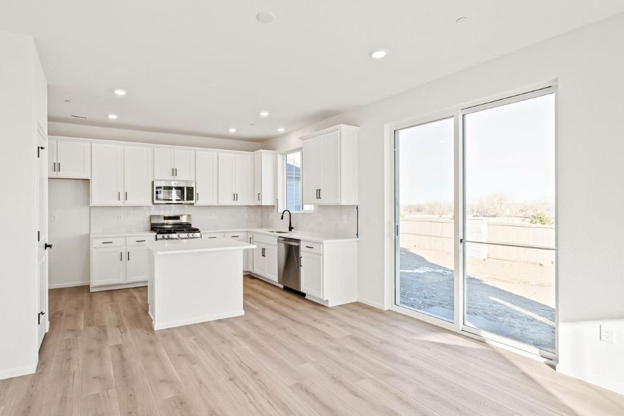 Furnished interior view inside a new home in The Nest Classic at Canyon Creek, Erie (Image 5).