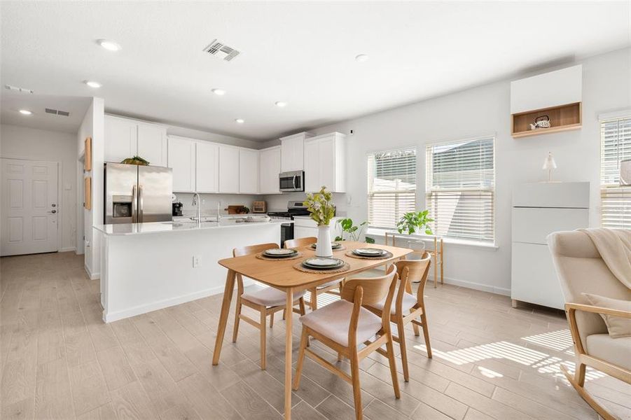 Furnished interior view inside a new home in Country Lane Estates, Williston (Image 15).