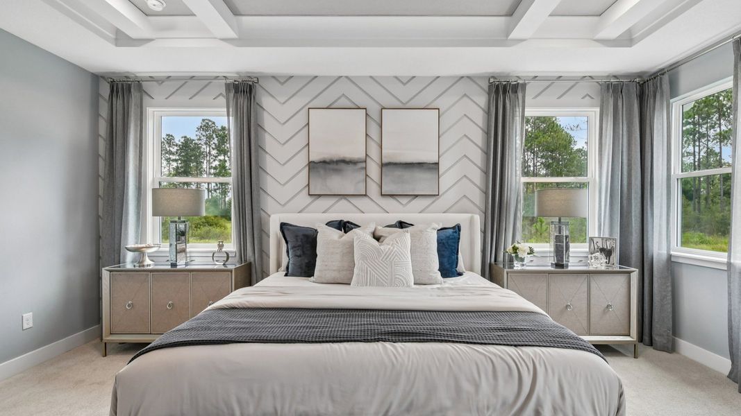Representative furnished interior of a home built from the Maui by DRB Homes in Willowbrook North, Winter Haven (Image 6).