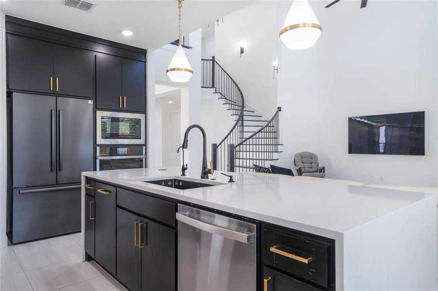 Furnished interior view inside a new home in , Frisco (Image 12).