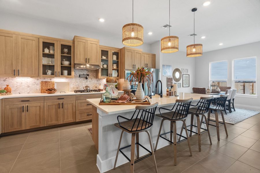 Furnished interior view inside a new home in Sweetwater, Austin (Image 5).