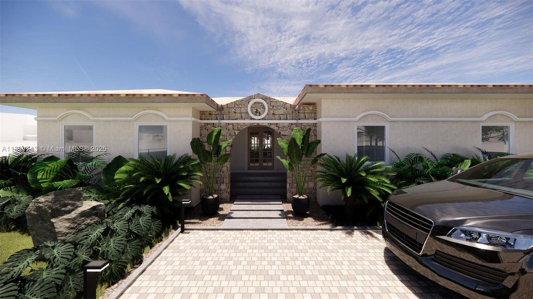 Exterior details and patio area of a home in , Miami Shores (Image 16). Exterior details and patio area of a home in , Miami Shores (Image 16).