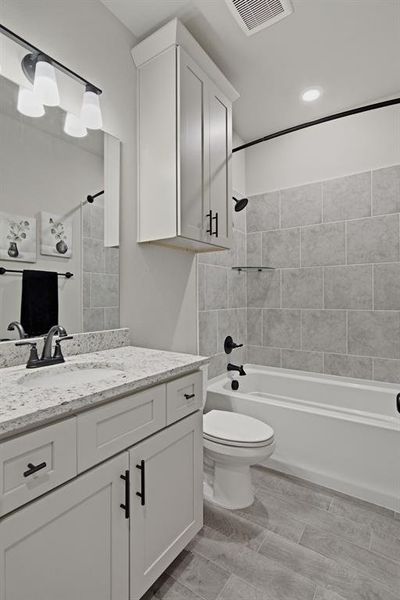 Furnished interior view inside a new home in , Burleson (Image 28).