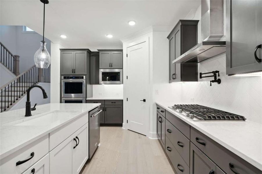 Furnished interior view inside a new home in Ellis, Marietta (Image 12).