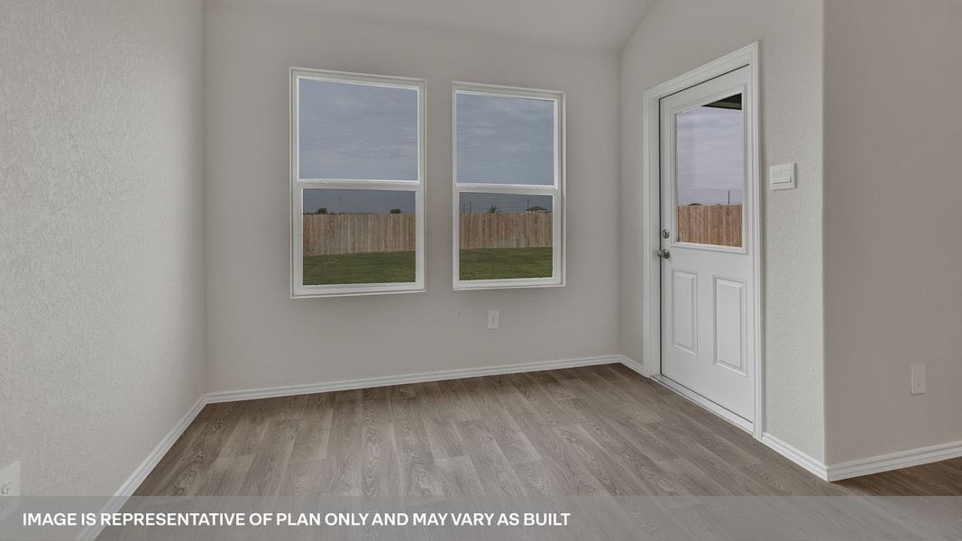 Representative unfurnished interior of a home built from the The Ashburn by D.R. Horton in Swenson Heights, Seguin (Image 15). Representative unfurnished interior of a home built from the The Ashburn by D.R. Horton in Swenson Heights, Seguin (Image 15).