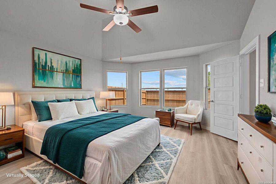 Furnished interior view inside a new home in Park Place, New Braunfels (Image 5).