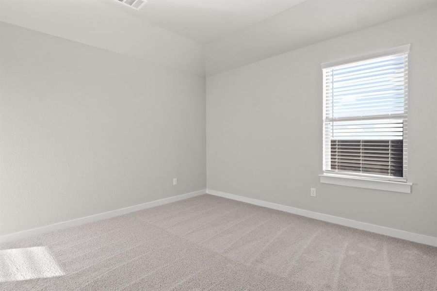 Bedroom in the Willow home plan by Trophy Signature Homes – REPRESENTATIVE PHOTO Bedroom in the Willow home plan by Trophy Signature Homes – REPRESENTATIVE PHOTO