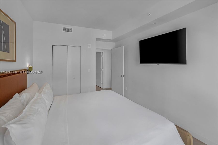 Furnished interior view inside a new home in , Miami (Image 17). Furnished interior view inside a new home in , Miami (Image 17).