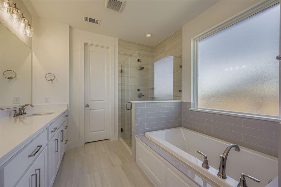 Furnished interior view inside a new home in North Sky 65s, Celina (Image 10).