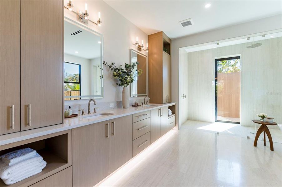 Furnished interior view inside a new home in , Sarasota (Image 15).