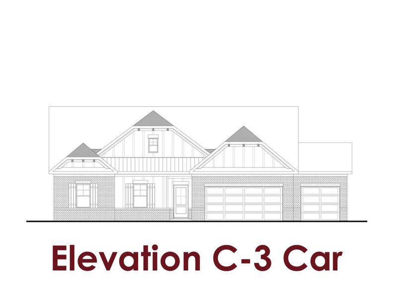 Image 8 representing the Blackburn                                                                Primary Suite on Main by Chafin Communities in Summerlin, Winder, GA.