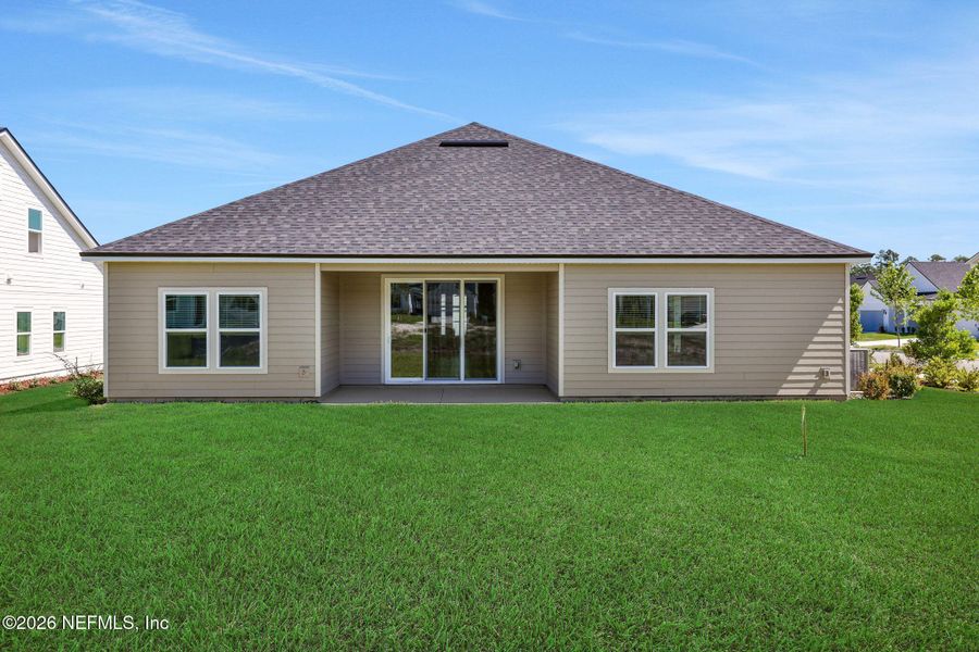 Exterior details and patio area of a home in Hyland Trail, Green Cove Springs (Image 4). Exterior details and patio area of a home in Hyland Trail, Green Cove Springs (Image 4).