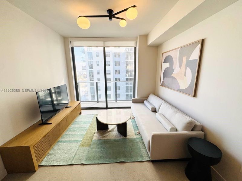 Furnished interior view inside a new home in , Miami (Image 7). Furnished interior view inside a new home in , Miami (Image 7).