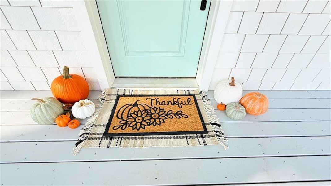 Exterior details and patio area of a home in , Bowdon (Image 19).