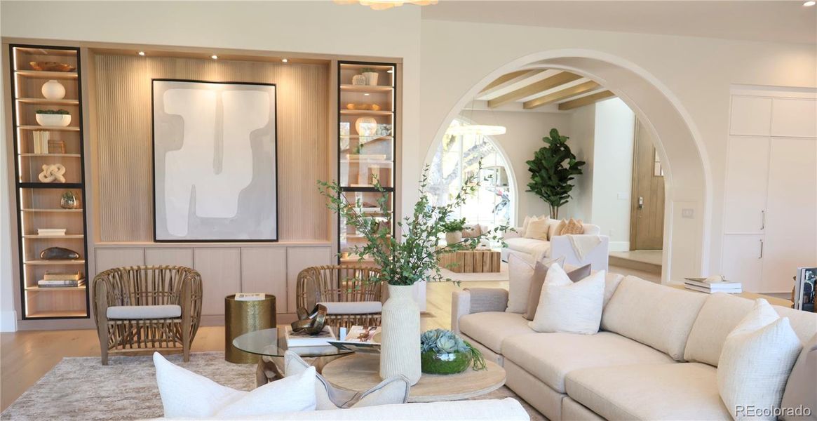 Furnished interior view inside a new home in , Denver (Image 6). Furnished interior view inside a new home in , Denver (Image 6).