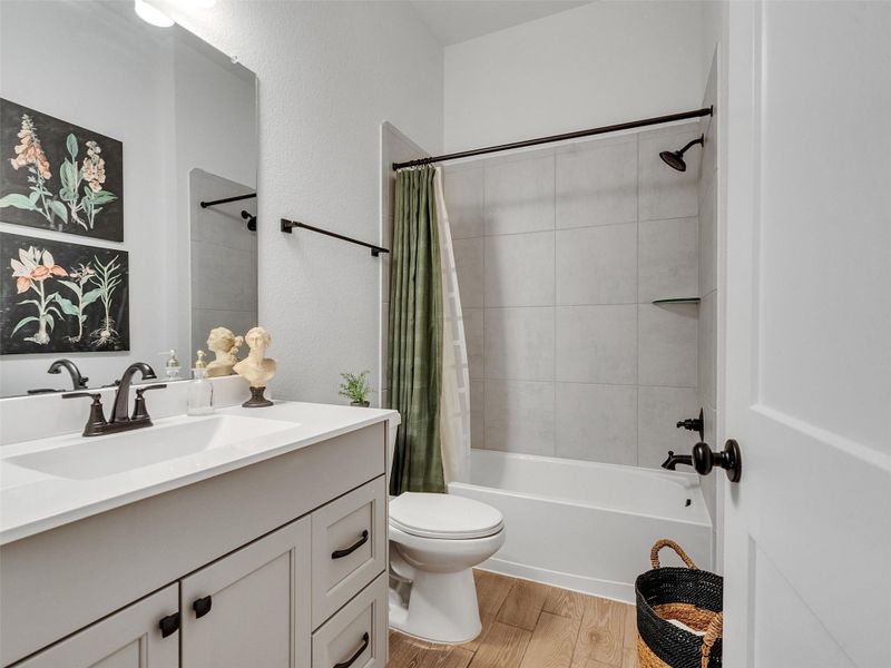 Furnished interior view inside a new home in , Katy (Image 18).