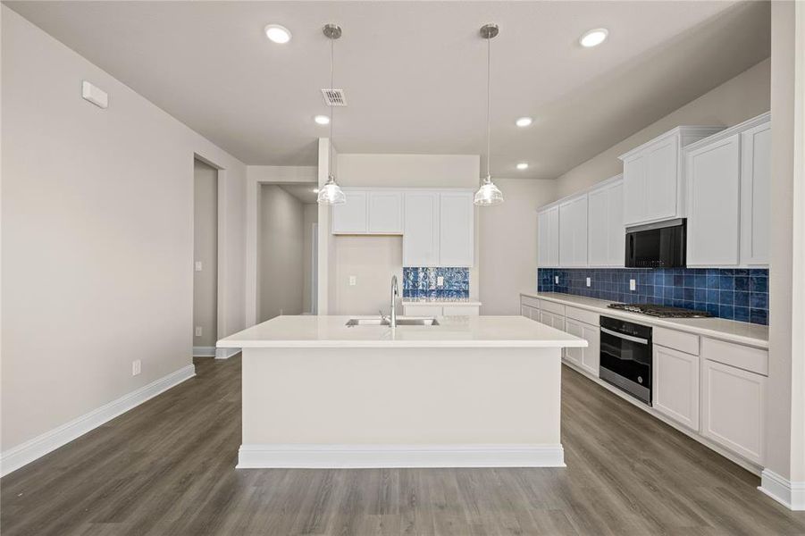 Furnished interior view inside a new home in Country Hollow Sales Phase 1, Aledo (Image 12).