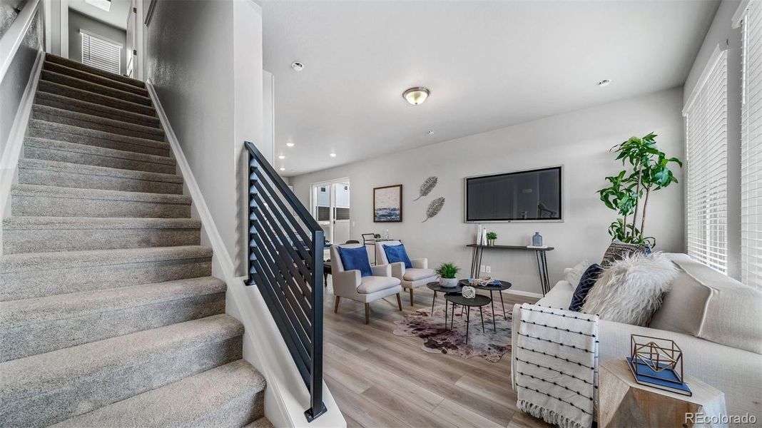 Furnished interior view inside a new home in , Aurora (Image 33).