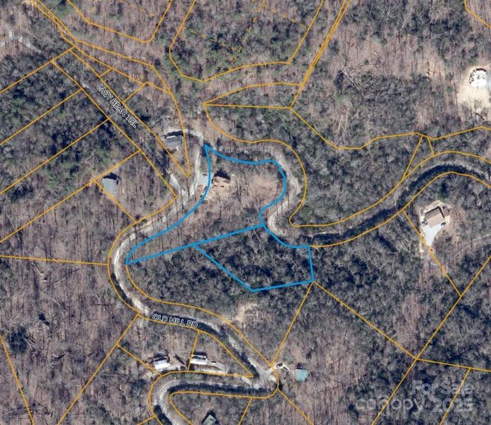 GIS outline of both lots