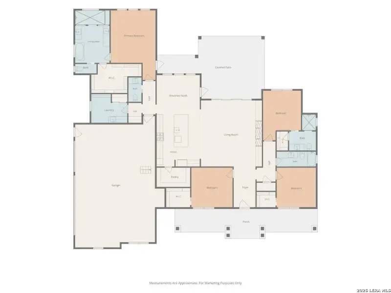 2D floor plan layout of this home in , Canyon Lake, TX (Image 5).
