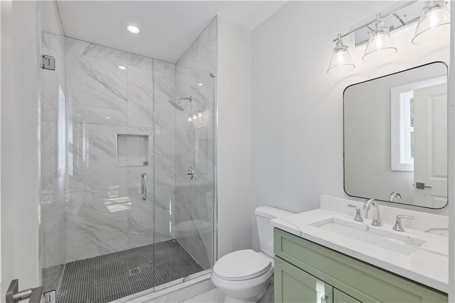 Furnished interior view inside a new home in , Decatur (Image 44).