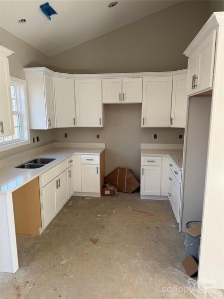 In-progress construction of a new home in , Yadkinville, NC (Image 4).