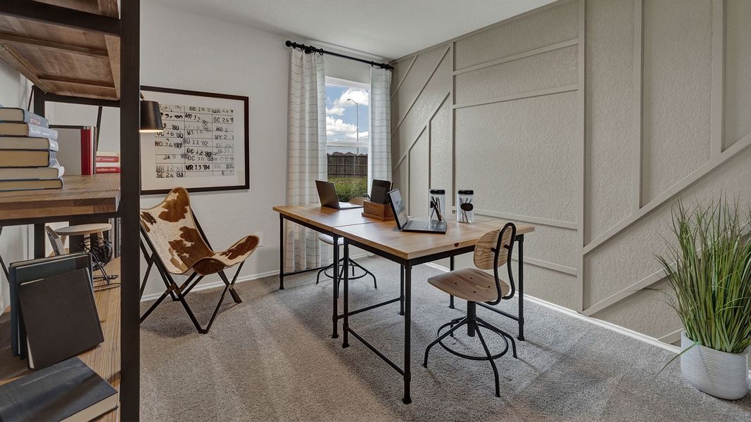 Furnished interior view inside a new home in Navarro Fields, Seguin (Image 7). Furnished interior view inside a new home in Navarro Fields, Seguin (Image 7).