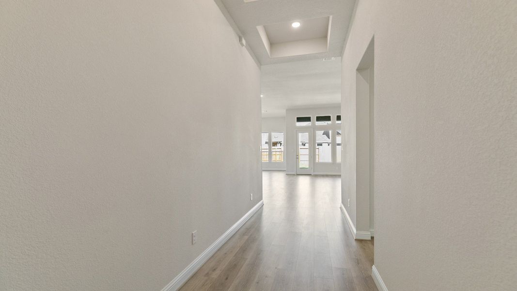 Representative furnished interior of a home built from the Yale by DRB Homes in Brookewater, Rosenberg (Image 4).