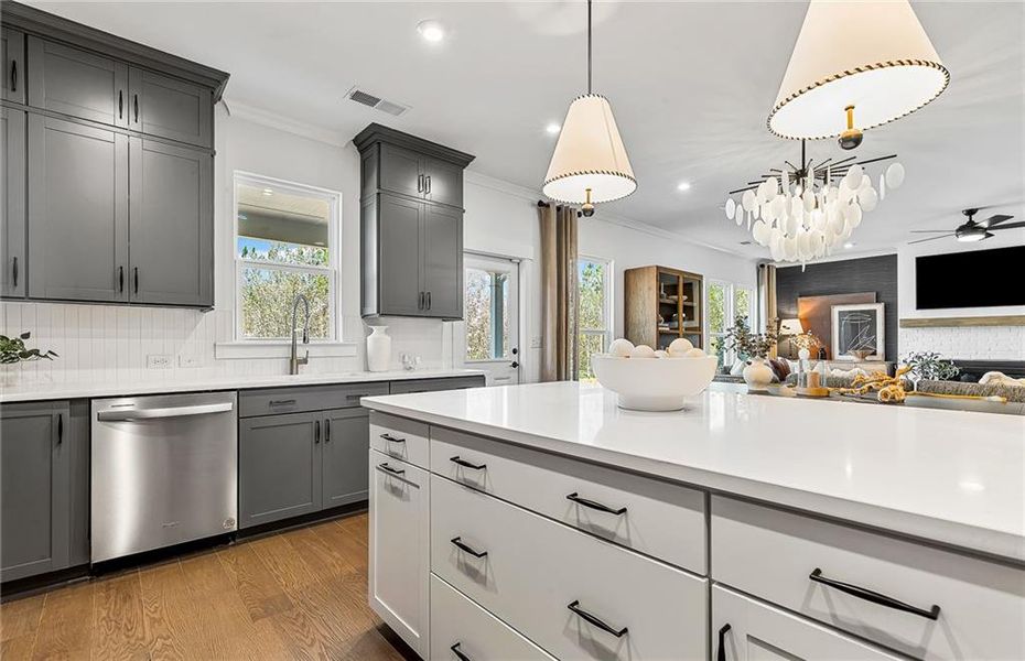 Furnished interior view inside a new home in Creekside at Skelton, Jefferson (Image 16).