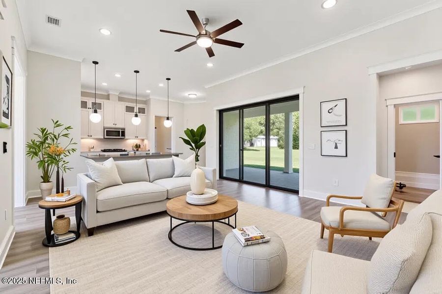 Furnished interior view inside a new home in , Jacksonville (Image 33).