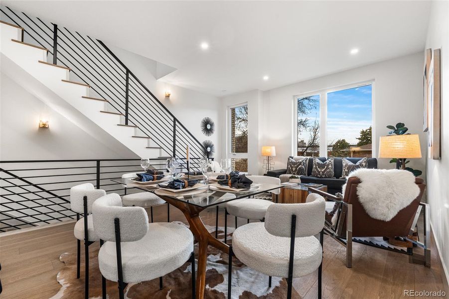 Furnished interior view inside a new home in , Denver (Image 10).