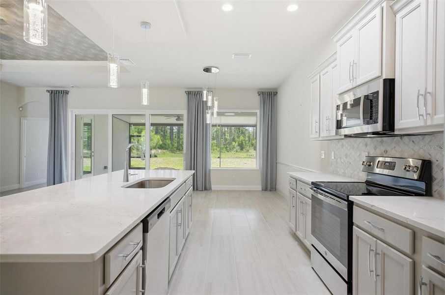 Furnished interior view inside a new home in , Palm Coast (Image 14).