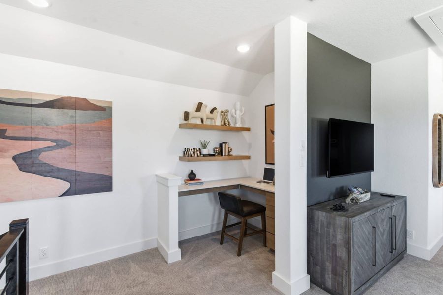 Furnished interior view inside a new home in Prominence, San Antonio (Image 43).